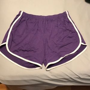 Purple shorts